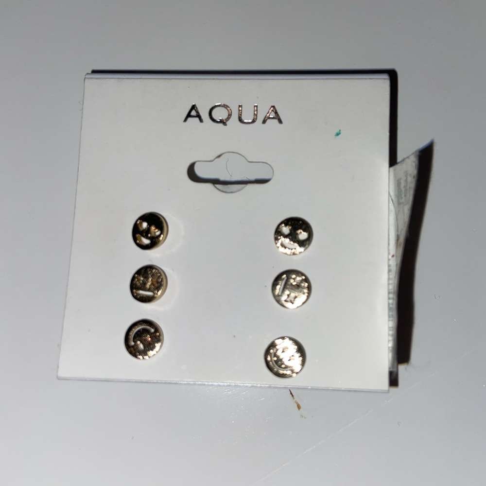 brand new pairs of AQUA earrings w tags